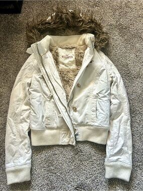 Vintage Y2k Hollister Fur Jacket